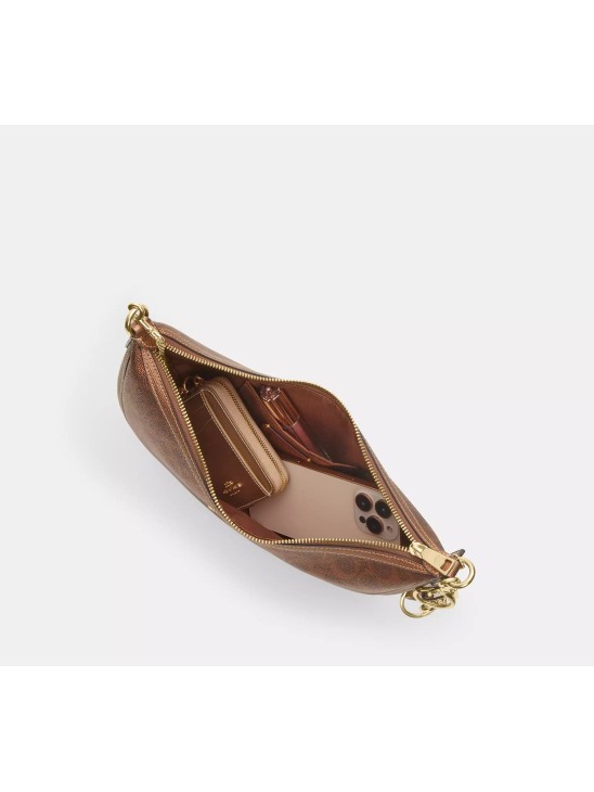 Coach Aria Shoulder Bag In Signature Canvas