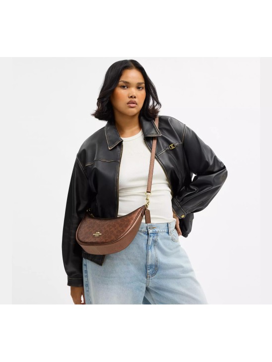 Coach Aria Shoulder Bag In Signature Canvas