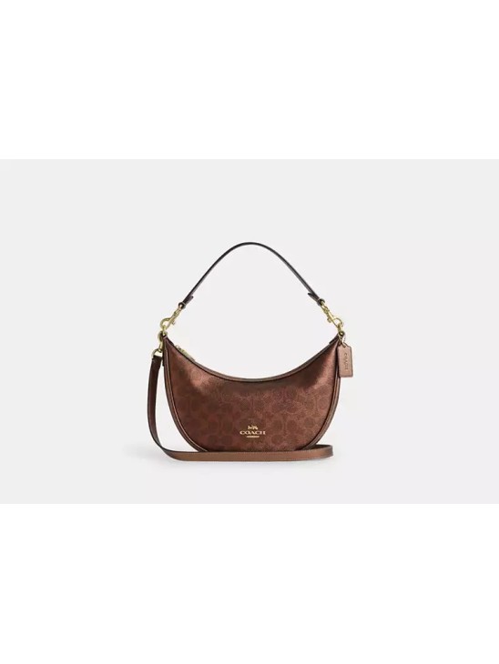 Coach Aria Shoulder Bag In Signature Canvas