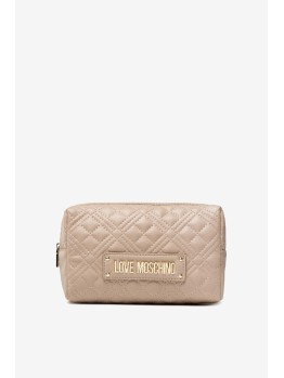 Косметичка Love Moschino Quilted Pouch Brown