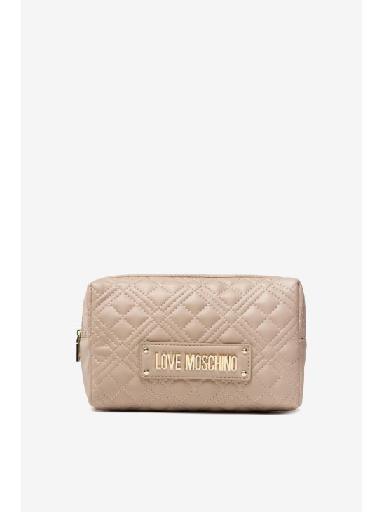 Косметичка Love Moschino Quilted Pouch Brown Косметичка Love Moschino Quilted Pouch Brown