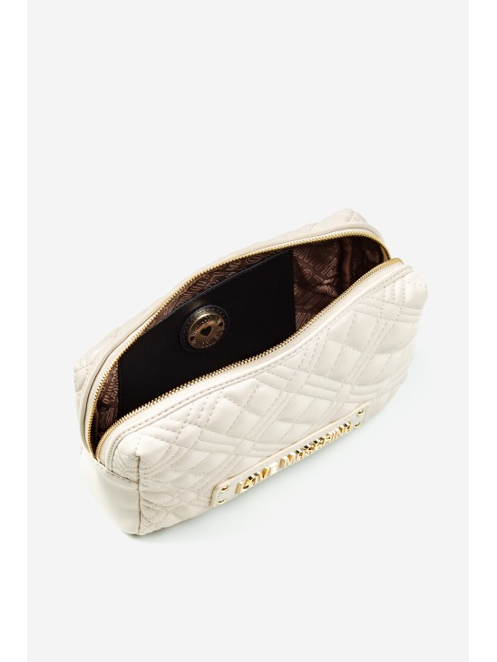 Косметичка Love Moschino Quilted Pouch Beige Косметичка Love Moschino Quilted Pouch Beige