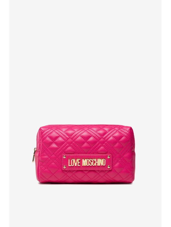 Косметичка Love Moschino Quilted Pouch Fuxia