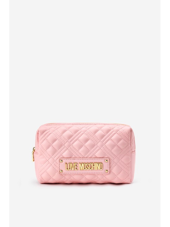 Косметичка Love Moschino Quilted Pouch Rosa
