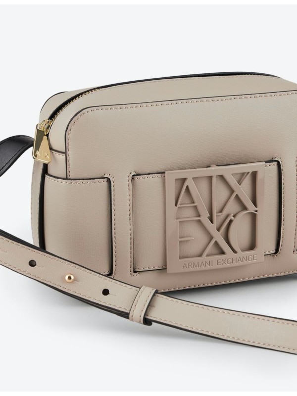 Cумка Armani Exchange EMBOSSED LOGO CAMERA BAG Dove Gray