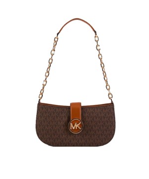 Cумка Michael Kors Carmen shoulder Brown logo