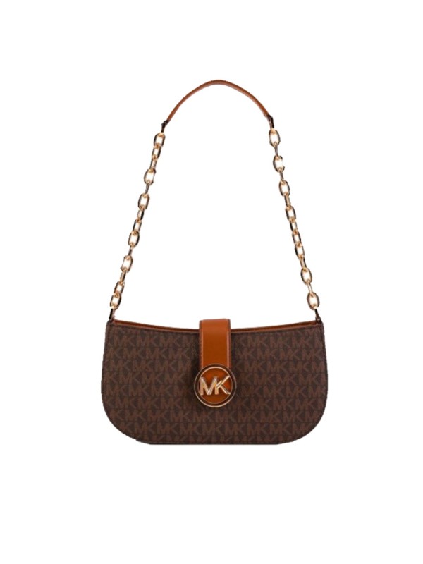 Cумка Michael Kors Carmen shoulder Brown logo