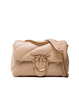 Cумка Pinko Puff Mini Beige Gold FW23-24