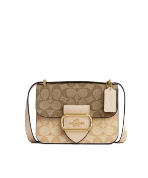 Cумка Coach Morgan Square Crossbody In Blocked Signature Canvas