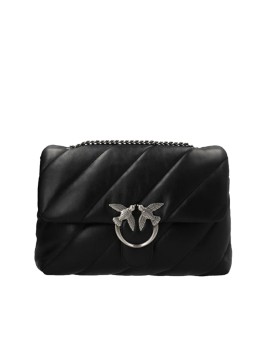  Cумка Pinko Puff Medium Black silver FW 23-24