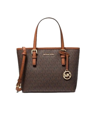 Cумка Michael Kors Jet Set Travel XS Tote Brown logo