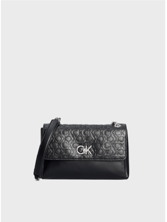 Сумка Calvin Klein Re-Lock Ew Conv Crossbody-Emb MN Black