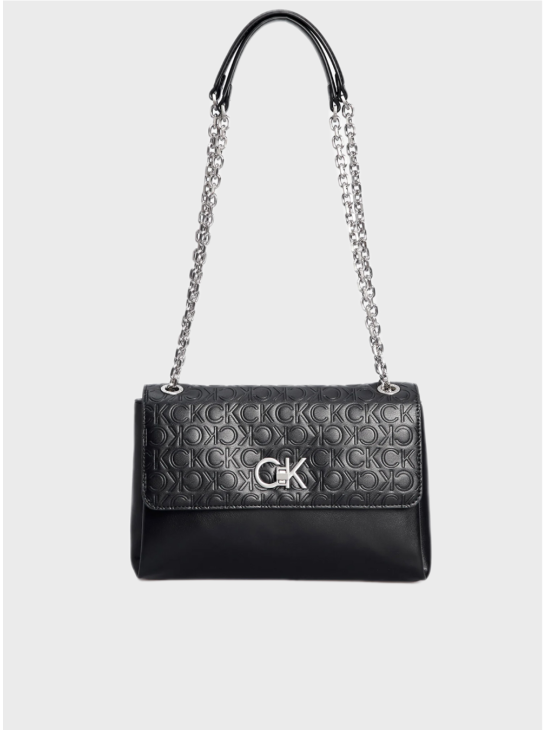 Сумка Calvin Klein Re-Lock Ew Conv Crossbody-Emb MN Black