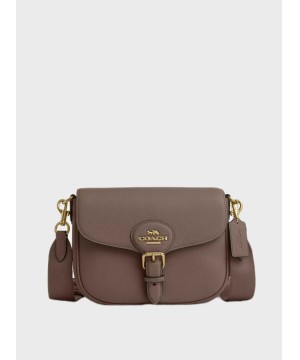 Cумка Coach Amelia Saddle Dark Stone