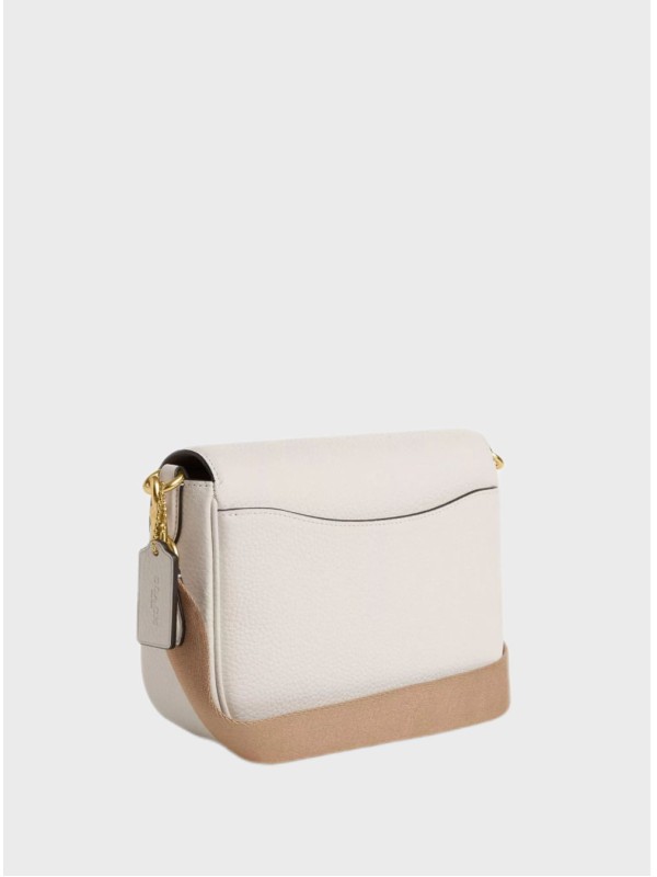 Cумка Coach Amelia Saddle White