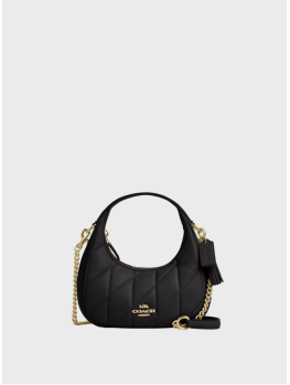 Сумка Coach Carmen Mini Crossbody With Quilting Black