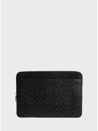 Чоловіча сумка Coach Laptop Case In Signature Canvas Black