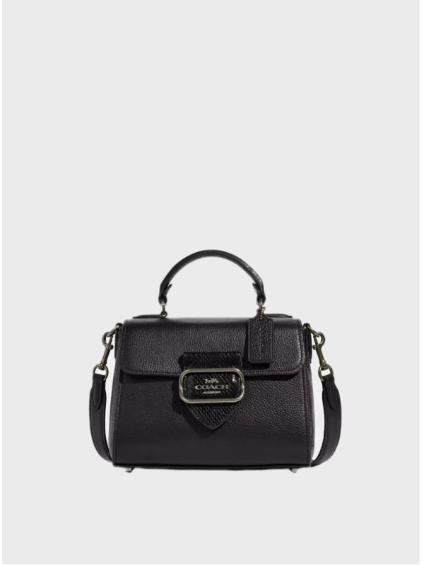 Cумка Coach Morgan Top Handle Satchel Bag Black