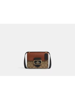 Cумка Coach Morgan Square Crossbody In Blocked Signature Canvas