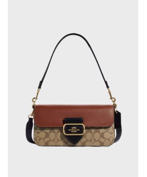 Cумка Coach Morgan Shoulder Bag Canvas Gold/Khaki Multi