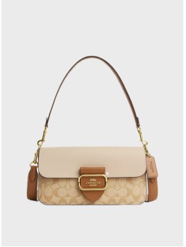 Cумка Coach Morgan Shoulder Bag Light Khaki/Khaki Multi
