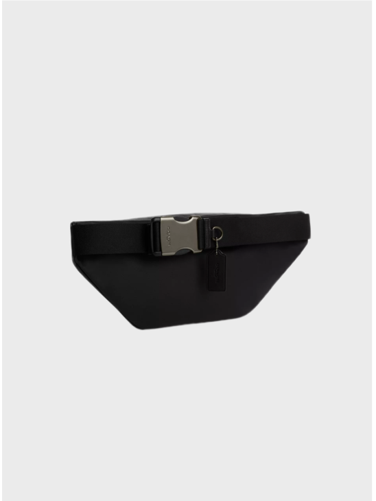 Чоловіча поясна сумка Coach Racer In Signature Black Logo