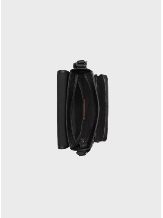 Чоловіча сумка Coach Sullivan Flap Crossbody In Signature Canvas Black Logo