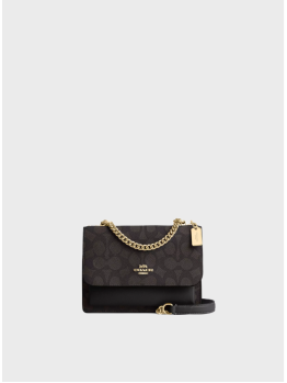 Cумка Coach Klare Crossbody In Signature Canvas Walnut/Black