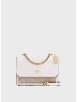 Сумка Coach Klare Crossbody In Signature Canvas White