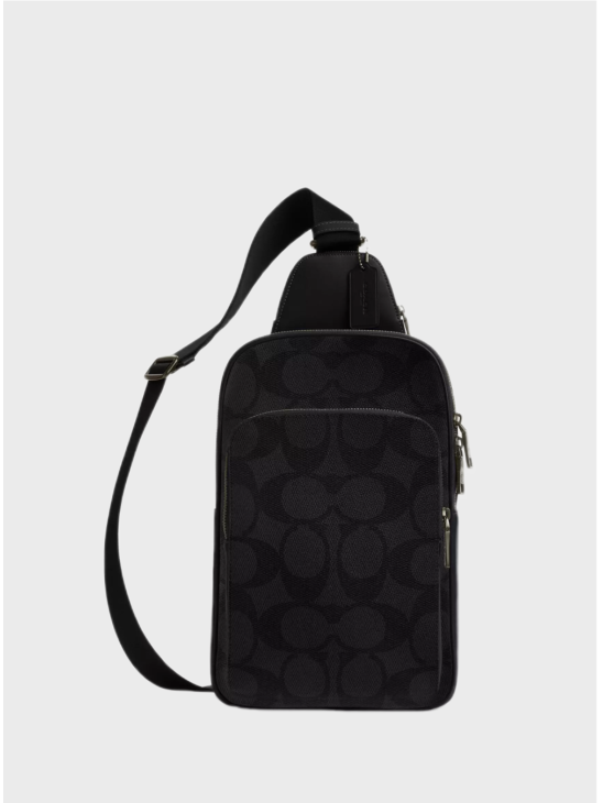 Мужская сумка Coach Ethan Pack In Signature Canvas 