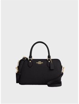 Сумка Coach Rowan Satchel Gold Black