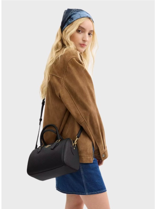 Сумка Coach Rowan Satchel Gold Black