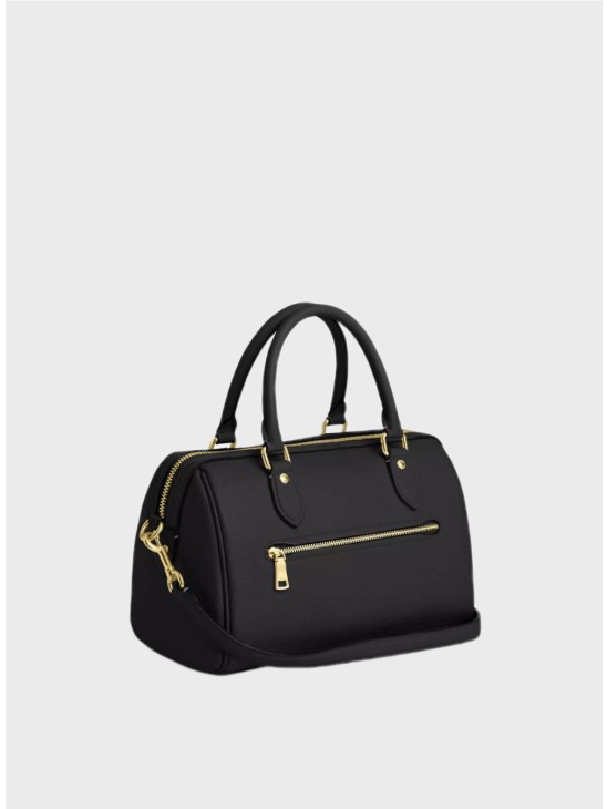 Сумка Coach Rowan Satchel Gold Black