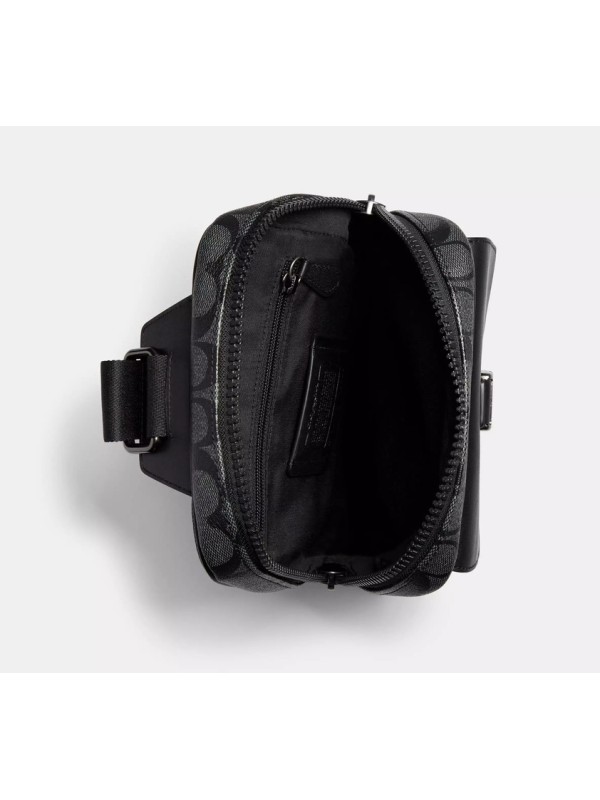 Чоловіча сумка Coach Track Pack In Signature Canvas Black