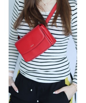 Cумка DKNY Saffiano Belt Bag Red