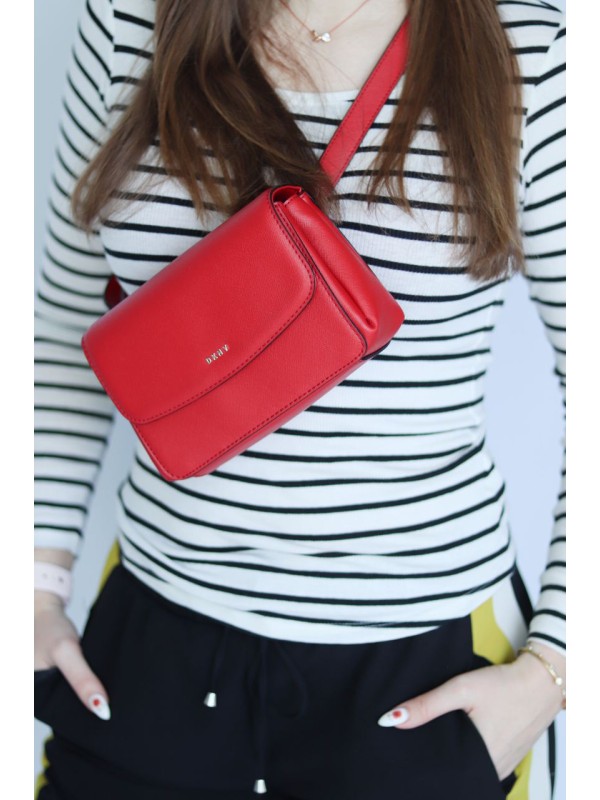 Cумка DKNY Saffiano Belt Bag Red