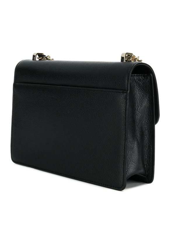 Cумка DKNY Elissa Pebbled Leather Shoulder Bag Black