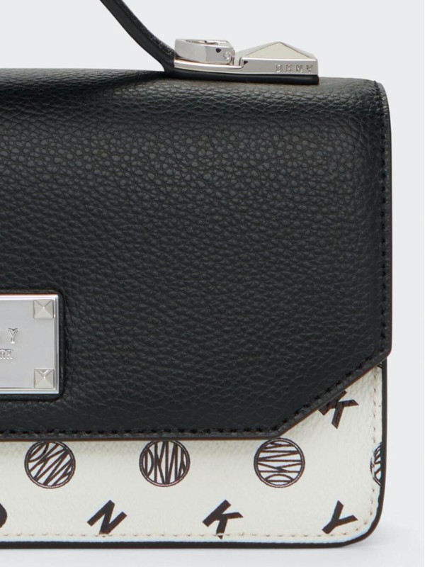 Cумка DKNY PEARL LOGO MINI Black and White