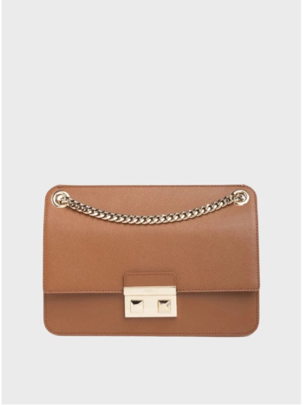 Cумка Furla Bella Crossbody Shoulder Bag Cognac