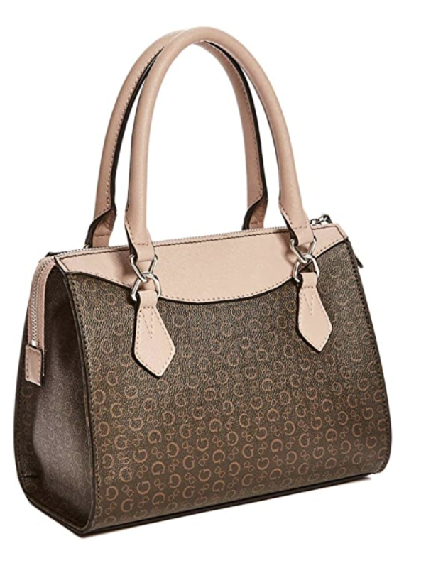 Cумка Guess ARLENIS LOGO PRINT SATCHEL Brown logo