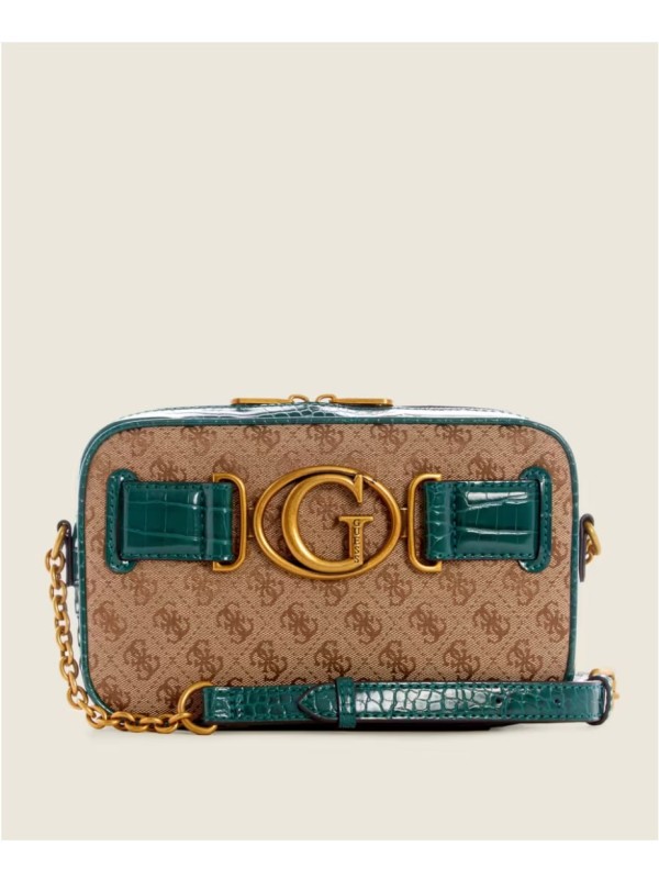 Сумка Guess Aviana Camera Bag Latte/blue