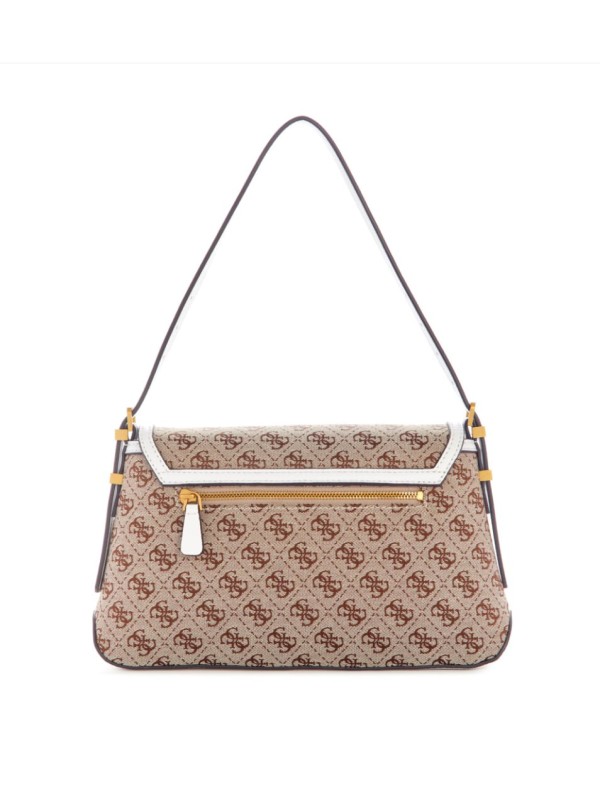 Cумка Guess Desideria Quattro G Shoulder Bag Beige logo