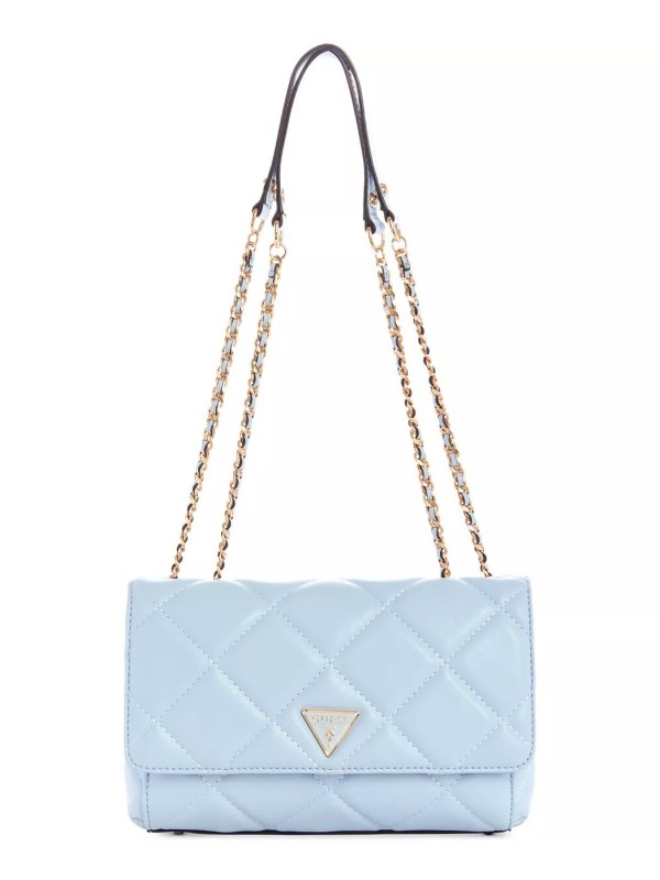 Cумка Guess Fantine Convertible Shoulder Flap Bag Light Blue