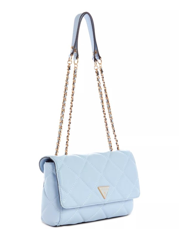 Cумка Guess Fantine Convertible Shoulder Flap Bag Light Blue