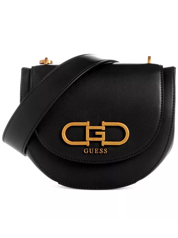 Cумка GUESS Fleet Mini Saddle Crossbody Bag Black