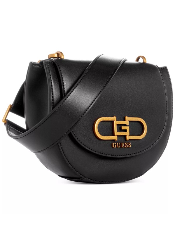 Cумка GUESS Fleet Mini Saddle Crossbody Bag Black