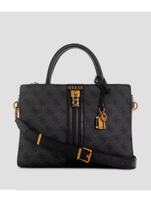 Cумка Guess ARLENIS LOGO PRINT SATCHEL Black