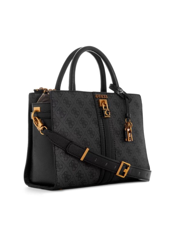 Cумка Guess ARLENIS LOGO PRINT SATCHEL Black