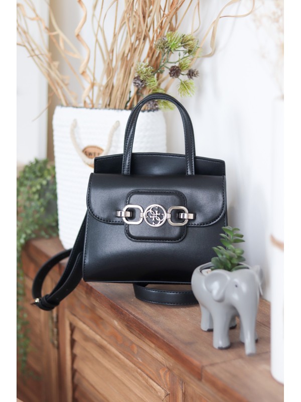 Cумка Guess Hensely Mini Satchel Lakota Black