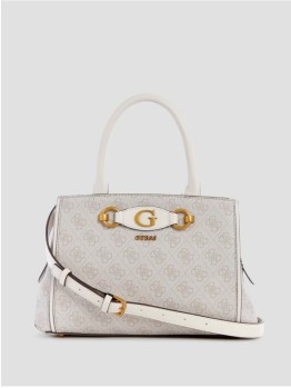 Cумка Guess Izzy Quattro G Small Girlfriend Satchel Dove Logo